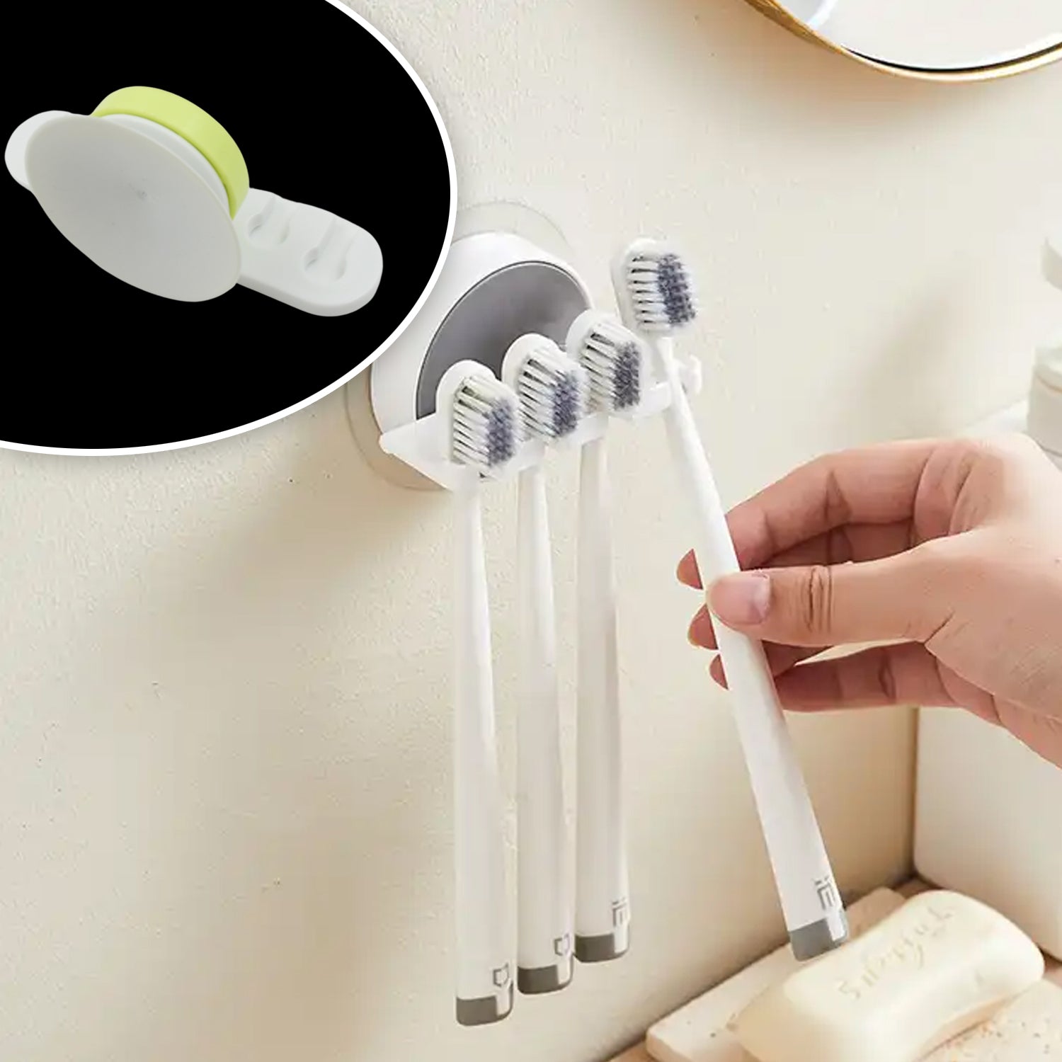7809 Plastic Tooth Brush, Toothbrush Holder Toothbrush Wall Stand Toothbrush Storage Wall Toothbrush Holder for Bathroom Toothbrush Organizer 4 slot toothbrush holder (1 Pc) 7809 Plastic Tooth Brush, Toothbrush Holder Toothbrush Wall Stand Toothbrush Storage Wall Toothbrush Holder for Bathroom Toothbrush Organizer 4 slot toothbrush holder (1 Pc)